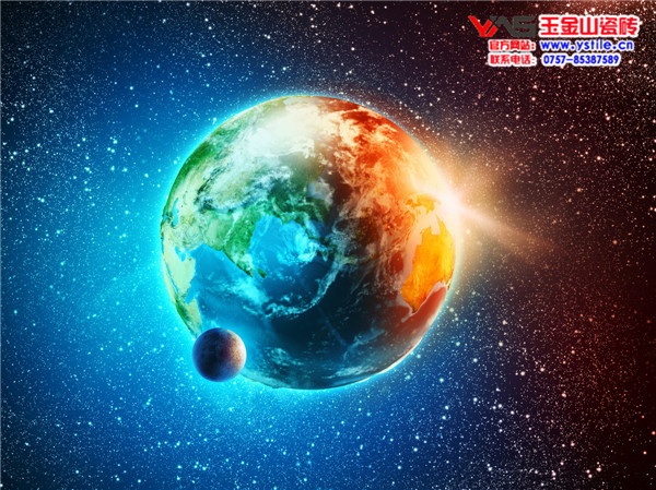 玉金山3D瓷砖背景墙，迎接广交会的到来